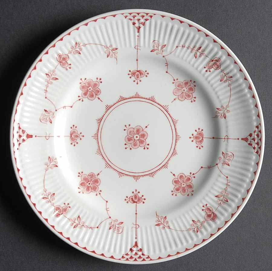 Erica Pink (White) Bread & Butter Plate by Franciscan-1