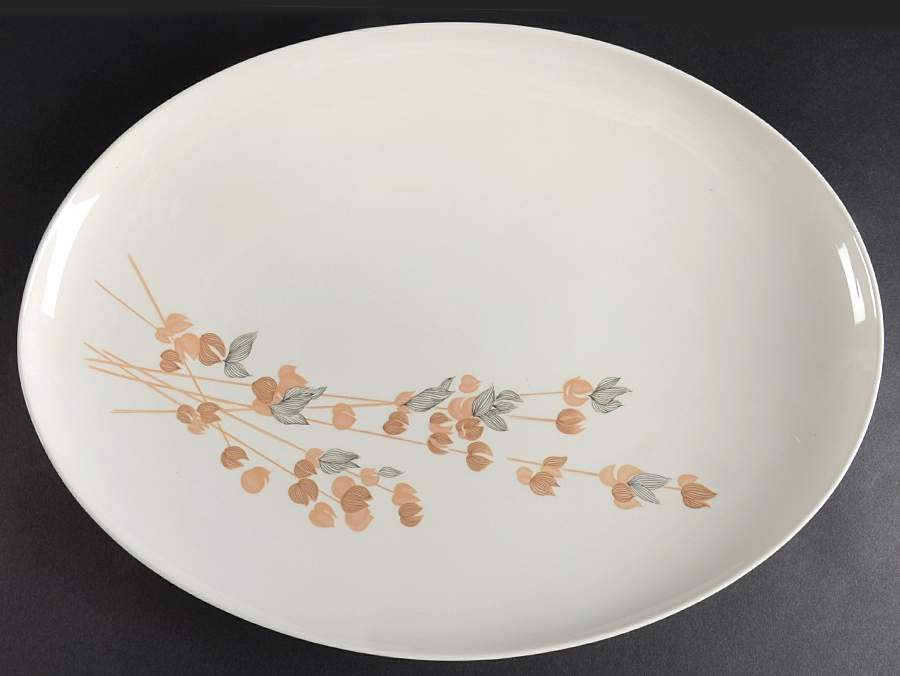 Fan Tan 15" Oval Serving Platter by Franciscan-1