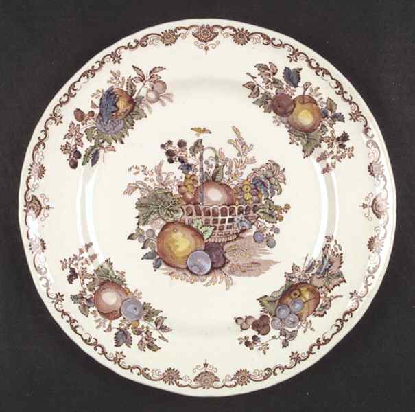 Fruit Basket Dinner Plate by Franciscan-1