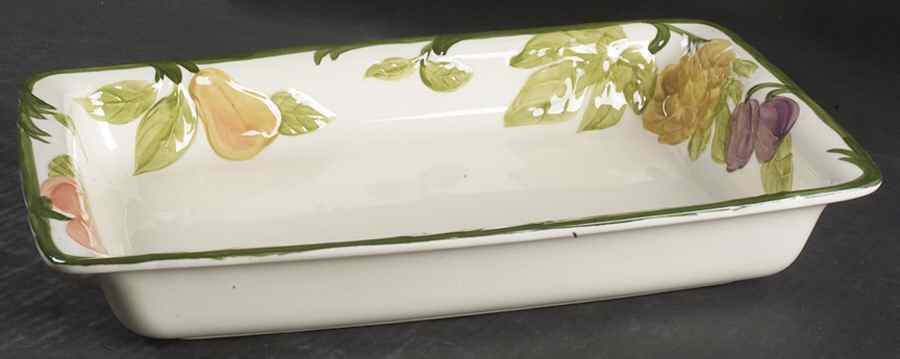 Fresh Fruit Rectangular Microwave Baker by Franciscan-1