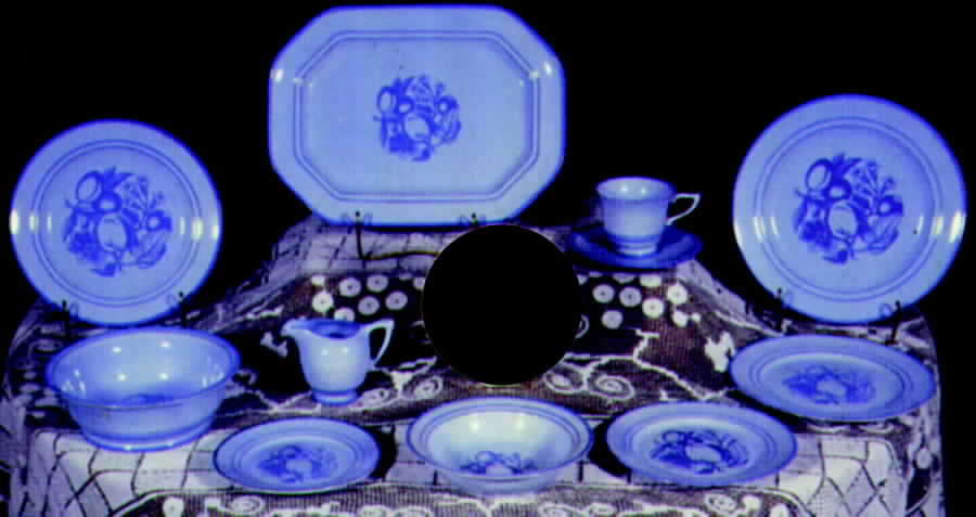Fruit Blue (Table Ware) Dinner Plate by Franciscan-1