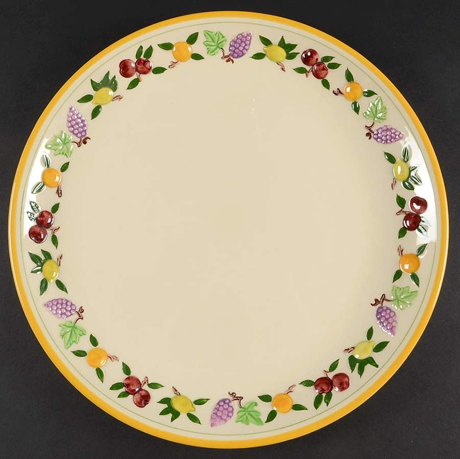 Fruit (Small Fruit) 14" Chop Plate (Round Platter) by Franciscan-1