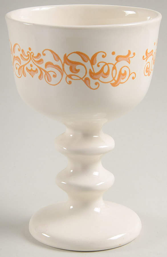 Gingersnap China Goblet by Franciscan-1