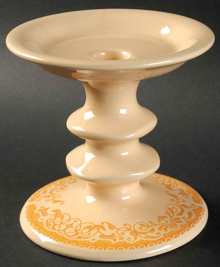 Gingersnap Single Light Candlestick by Franciscan-1