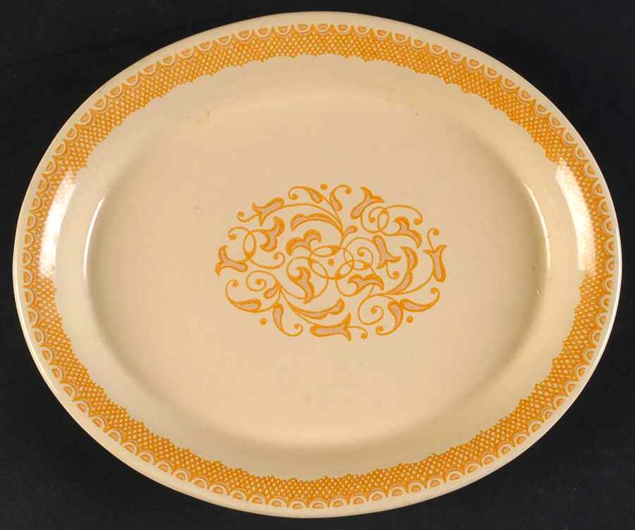 Gingersnap 9" Oval Serving Platter by Franciscan-1