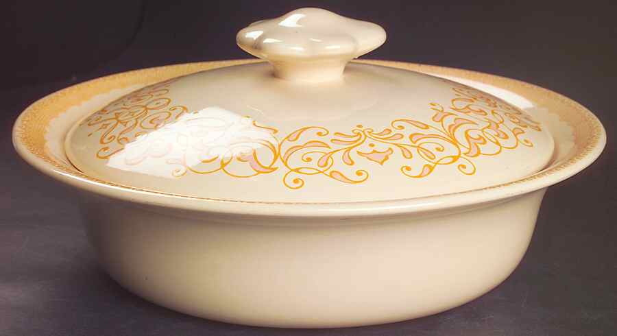 Gingersnap 2.5 Qt Round Covered Casserole by Franciscan-1