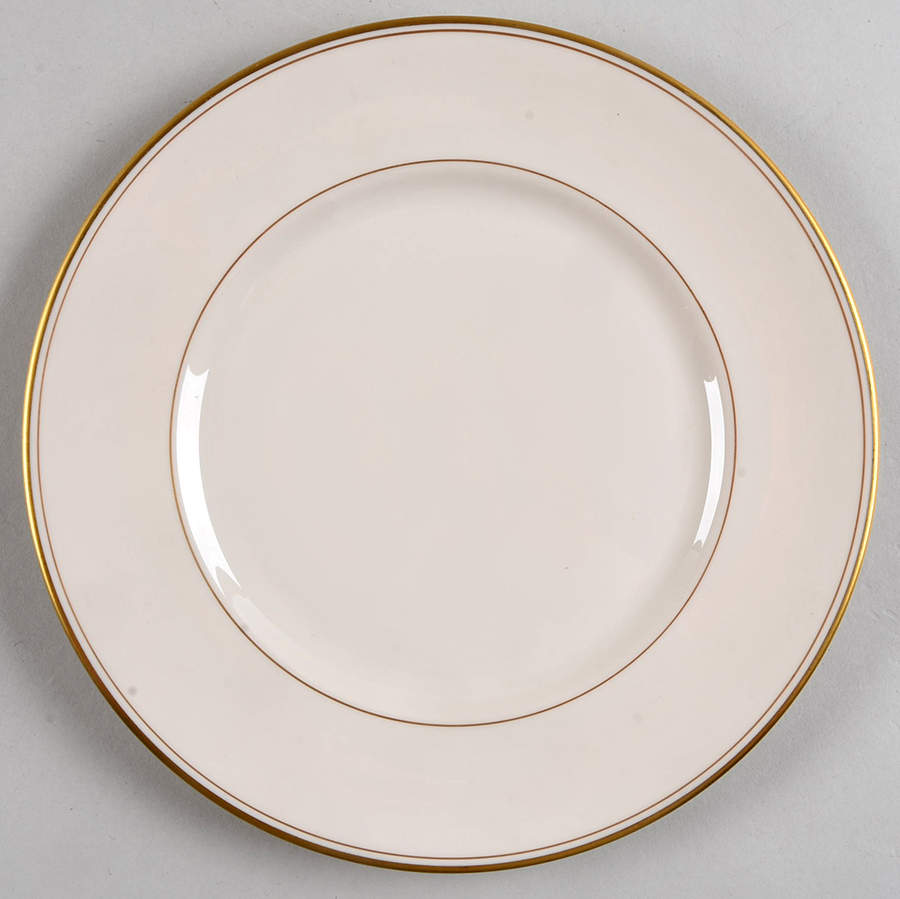 Gold Band (202 Encanto Coupe) Salad Plate by Franciscan-1
