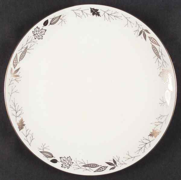 Gold Leaves Dinner Plate by Franciscan-1