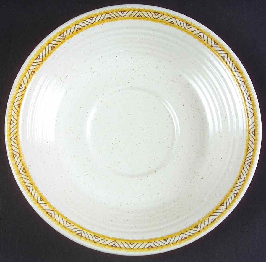 Hacienda Gold (USA) Saucer by Franciscan-1