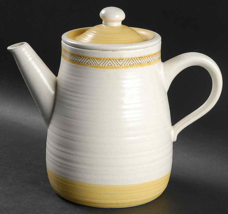 Hacienda Gold (USA) Coffee Pot & Lid by Franciscan-1