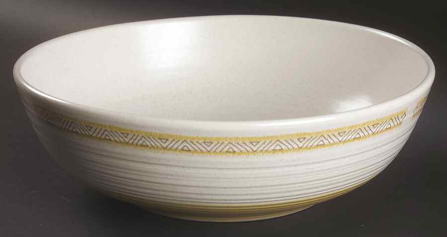Hacienda Gold (USA) 11" Large Salad Serving Bowl by Franciscan-1