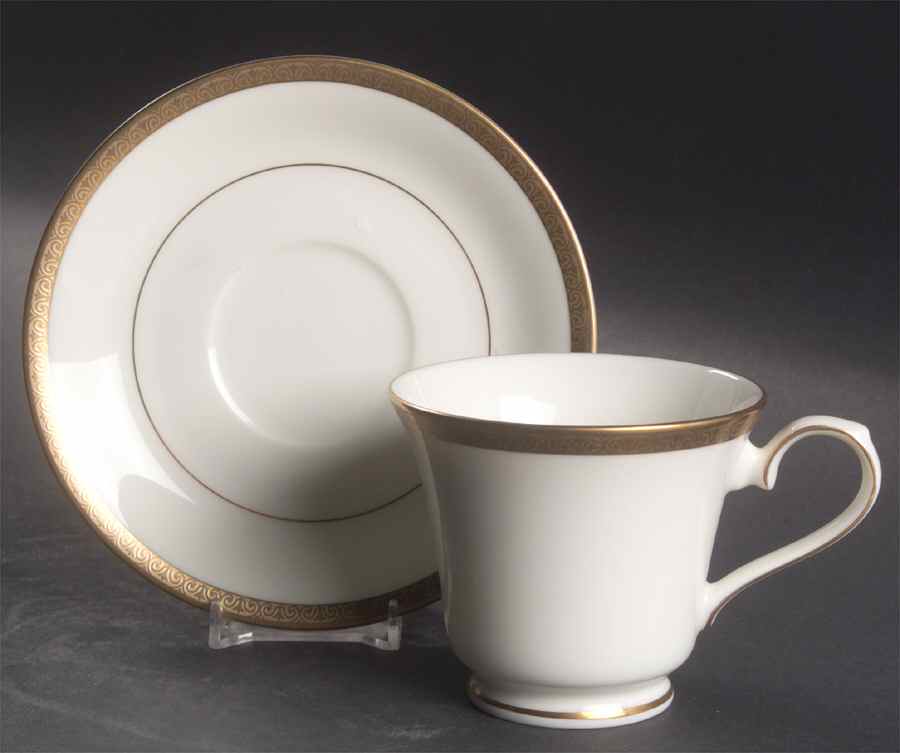 Hampten Footed Cup & Saucer Set by Franciscan-1