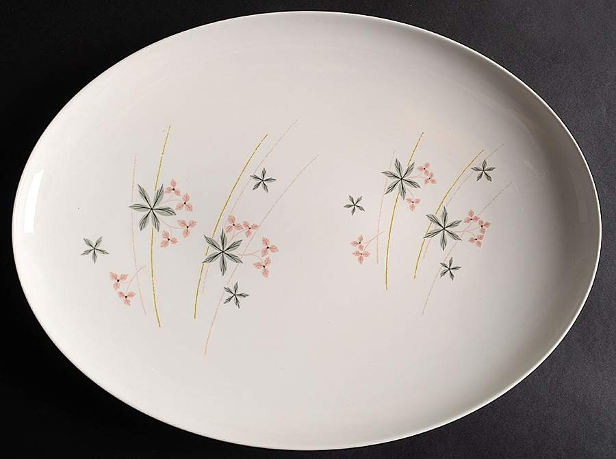 Happy Talk 15" Oval Serving Platter by Franciscan-1
