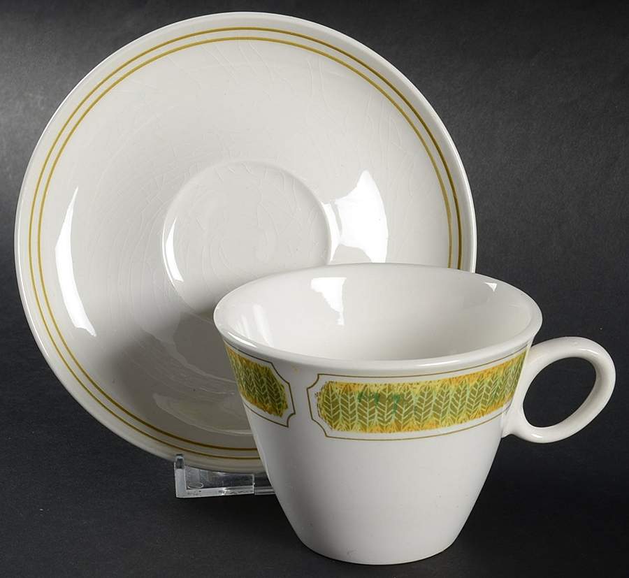 Hawaii Flat Cup & Saucer Set by Franciscan-1