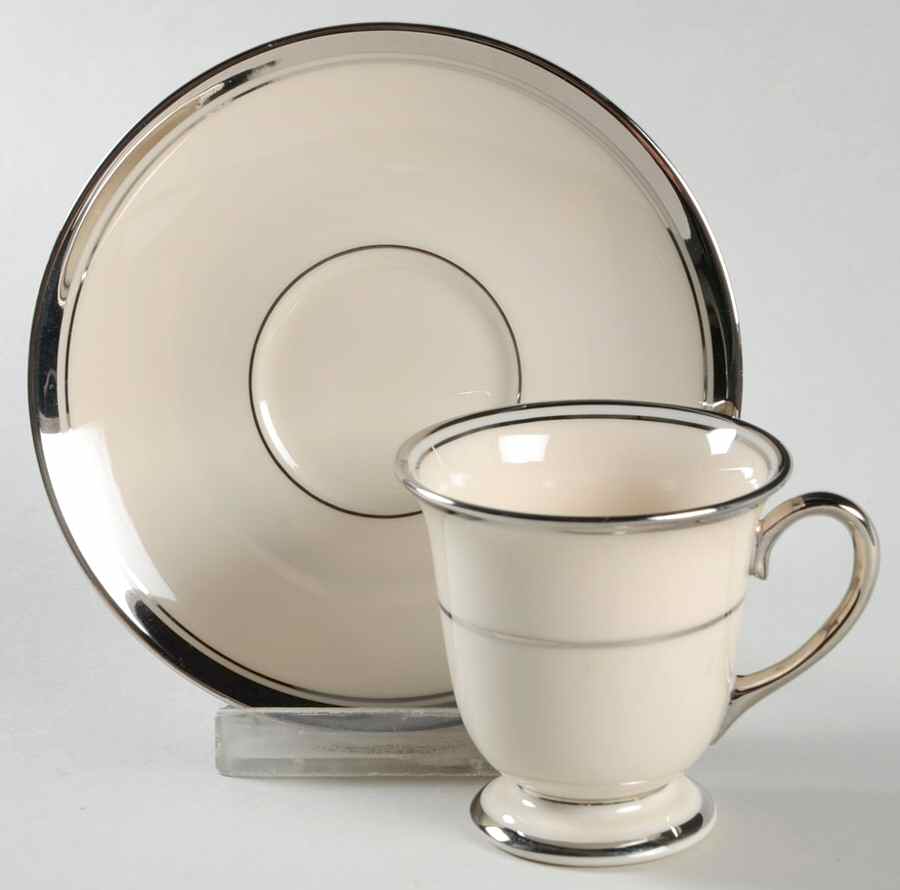 Huntington Footed Demitasse Cup & Saucer Set by Franciscan-1
