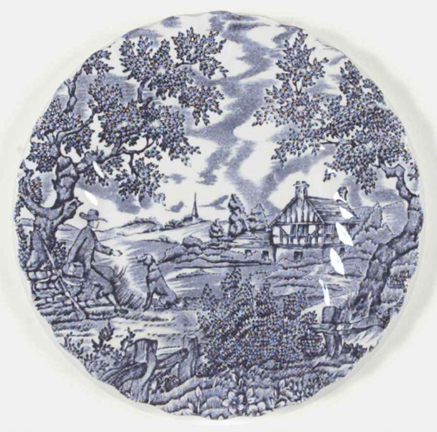 Hunter Blue Bread & Butter Plate by Franciscan-1