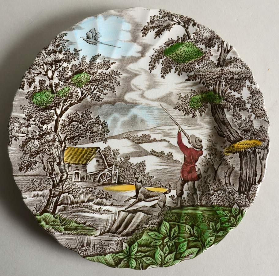 Hunter Multicolor Salad Plate by Franciscan-1