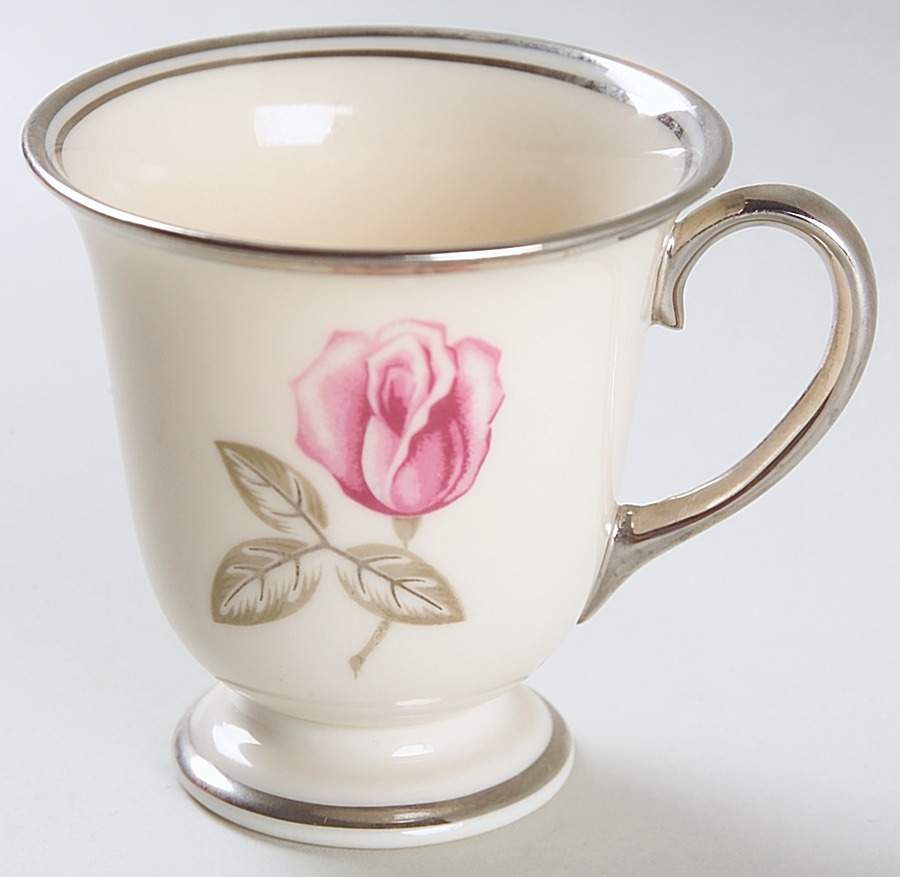 Huntington Rose Footed Demitasse Cup by Franciscan-1