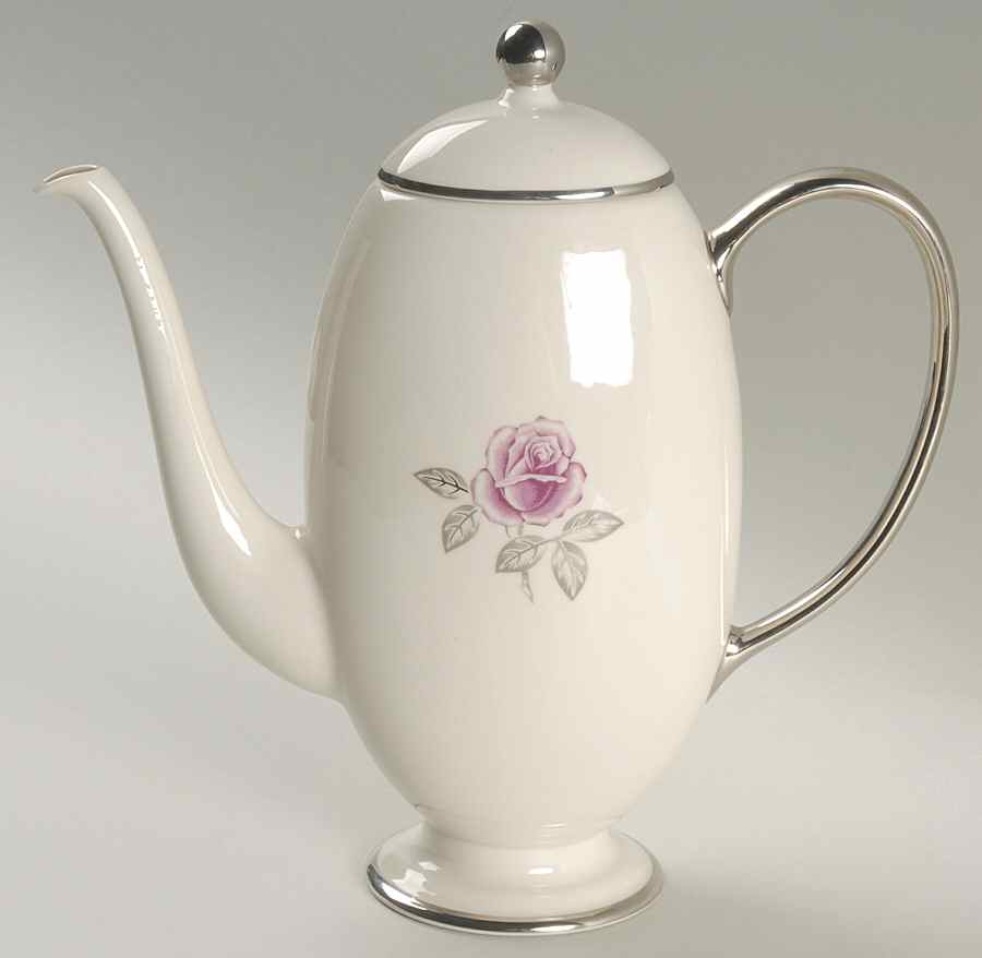 Huntington Rose Coffee Pot & Lid by Franciscan-1