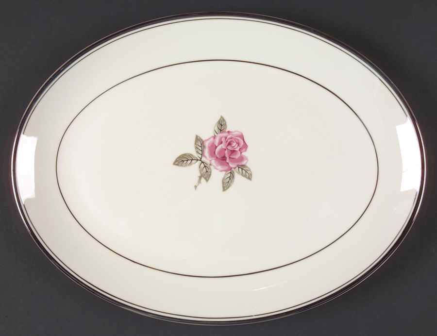 Huntington Rose 12" Oval Serving Platter by Franciscan-1