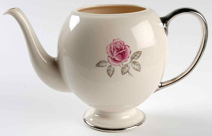 Huntington Rose Teapot No Lid by Franciscan-1