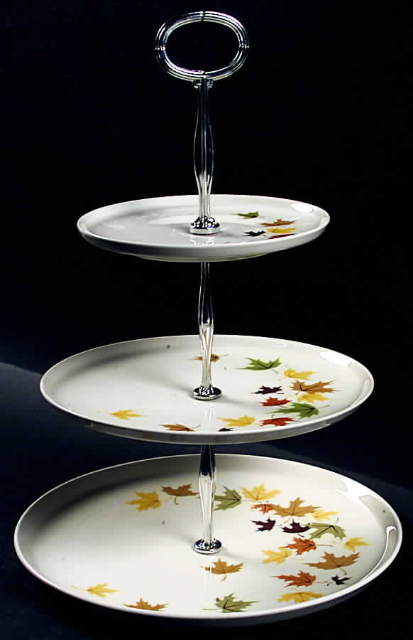Indian Summer 13 7/8"-14 1/4" 3-Tiered Serving Tray(DP,SP,BB) HC by Franciscan-1