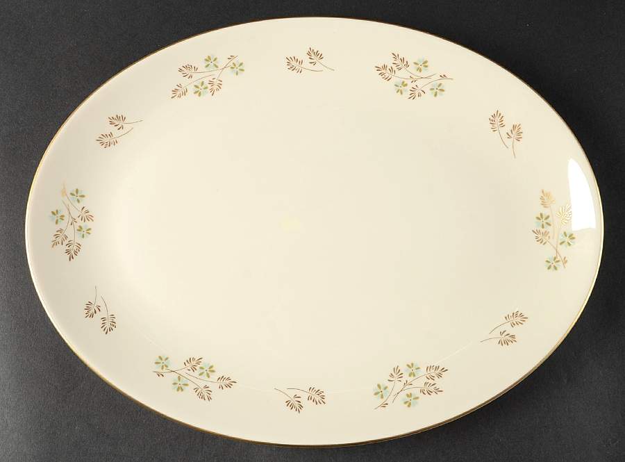 Interlude 12" Oval Serving Platter by Franciscan-1