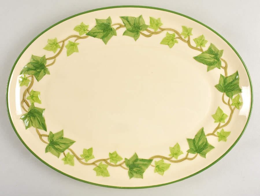Ivy (American) 18'' Oval Serving Platter by Franciscan-1