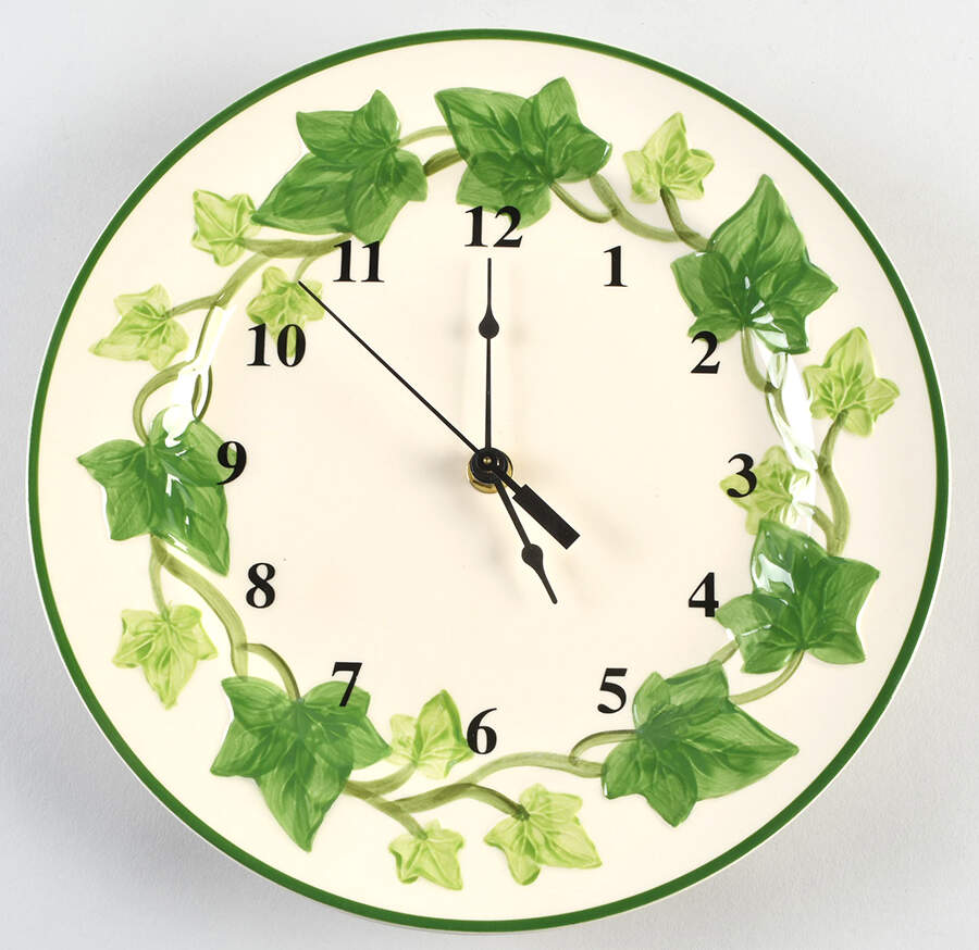Ivy (American) 1-2" depth  Clock Plate HC by Franciscan-1