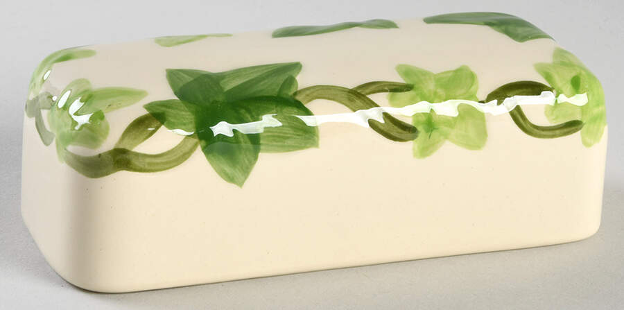 Ivy (American) Lid for 1/4 Lb Butter by Franciscan-1