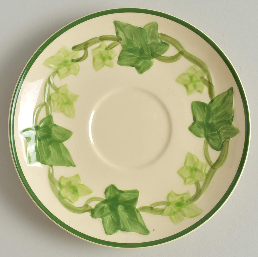 Ivy (American) Saucer for Footed Cup by Franciscan-1