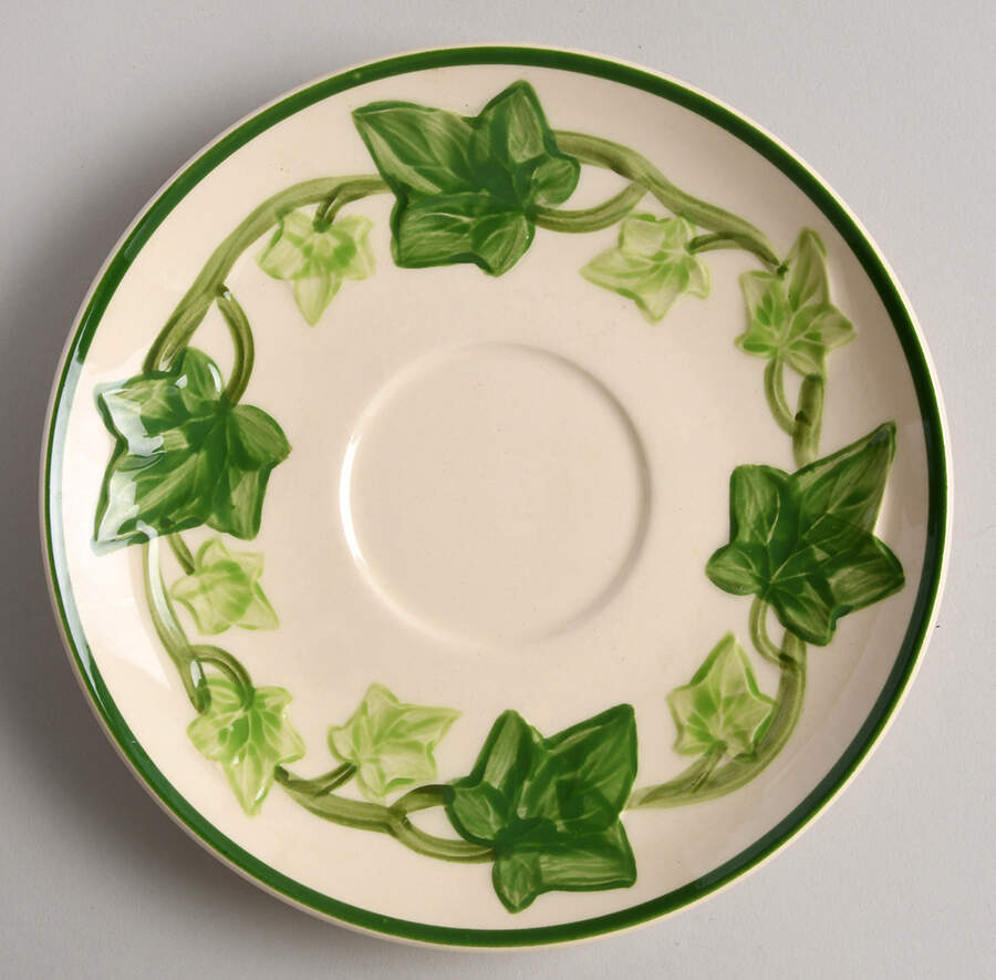 Ivy (American) Saucer for Footed Cup by Franciscan-1