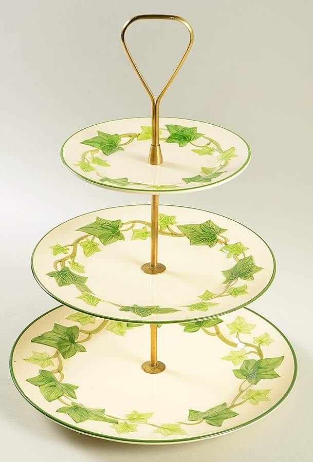 Ivy (American) 3-Tiered Serving Tray (DP, SP, BB) by Franciscan-1