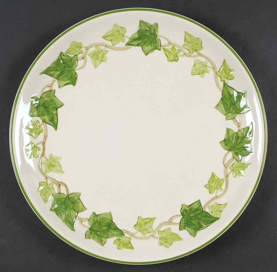 Ivy (American) 13" Chop Plate (Round Platter) by Franciscan-1