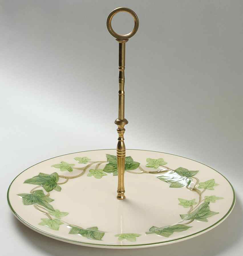 Ivy (American) Round Serving Plate with Handle (DP) by Franciscan-1