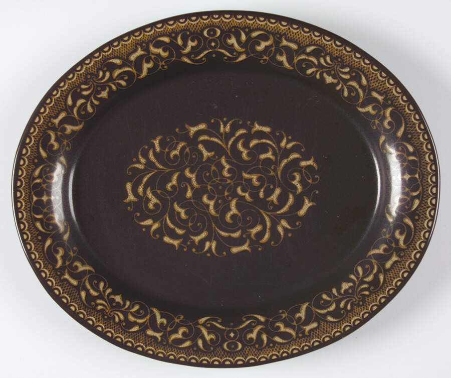Jamoca 12" Oval Serving Platter by Franciscan-1