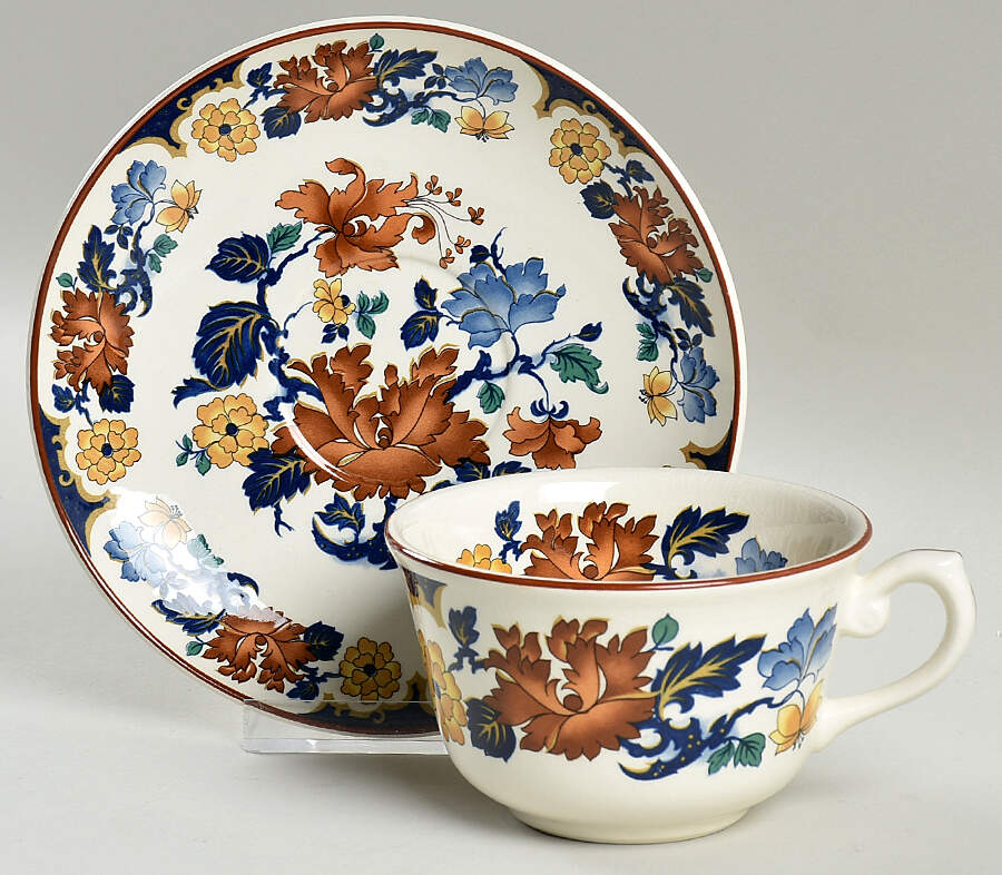 Kismet Flat Cup & Saucer Set by Franciscan-1