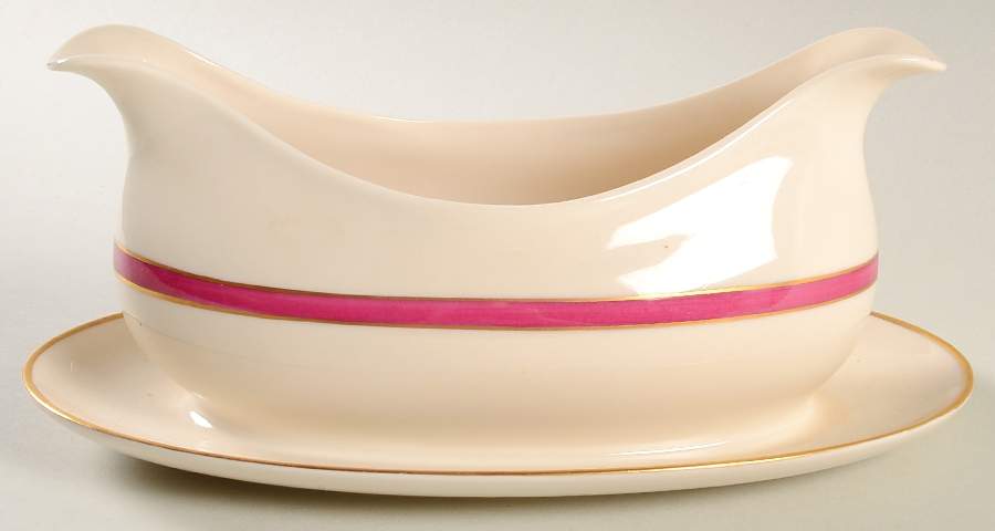Laguna Gravy Boat with Attached Underplate by Franciscan-1