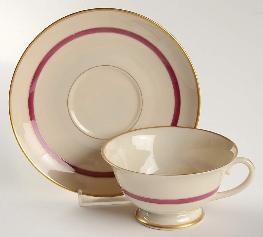 Laguna Footed Cup & Saucer Set by Franciscan-1