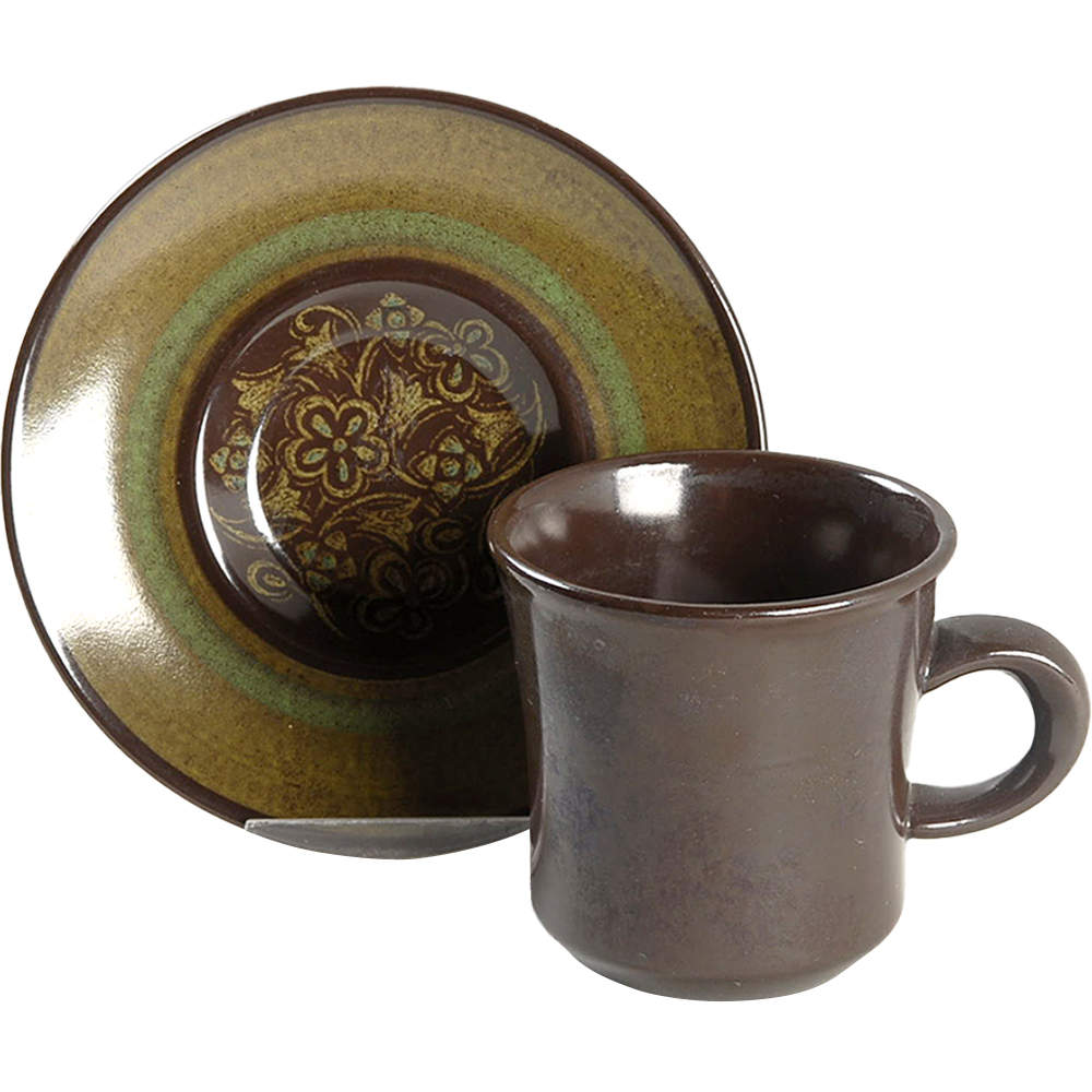 Madeira (USA) Flat Cup & Saucer Set by Franciscan-1