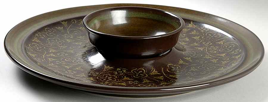 Madeira (USA) Chip and Dip Set (Uses Fruit Bowl) by Franciscan-1