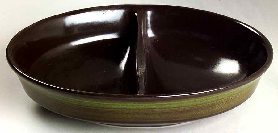 Madeira (USA) 10" Oval Divided Vegetable Bowl by Franciscan-1