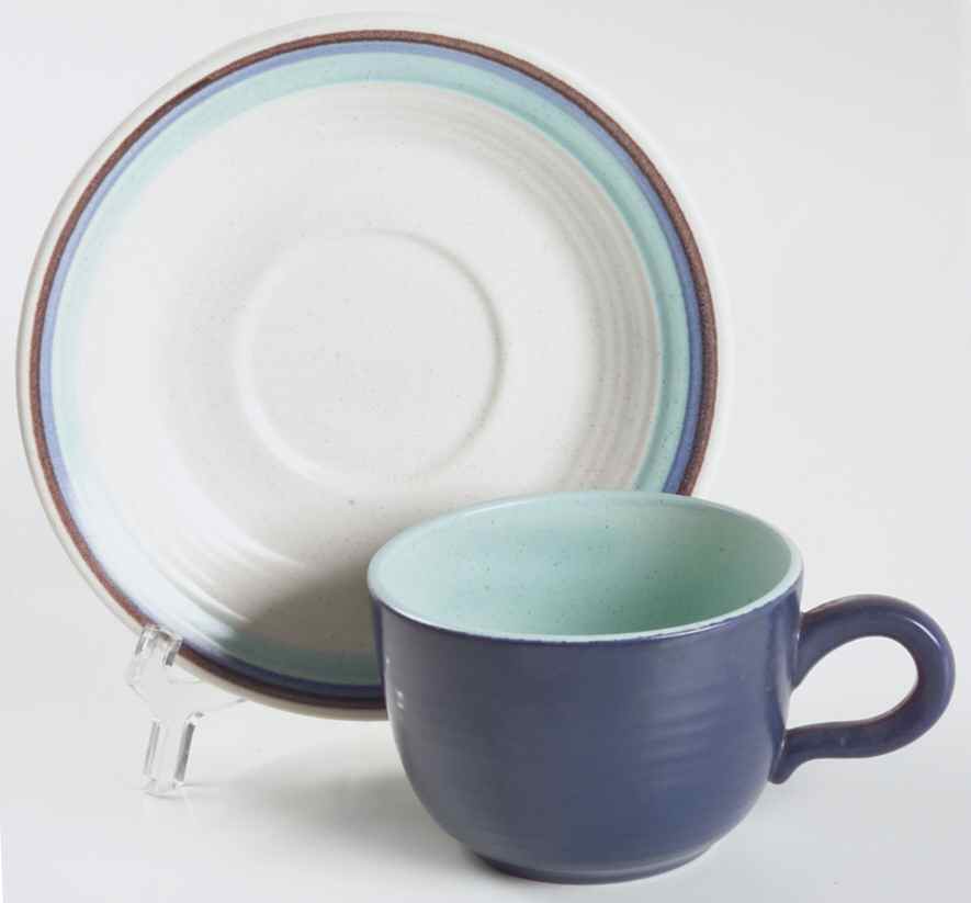Malibu Flat Cup & Saucer Set by Franciscan-1