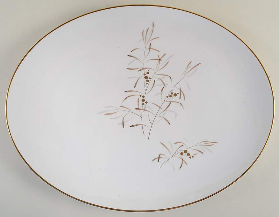 Malaya 15" Oval Serving Platter by Franciscan-1