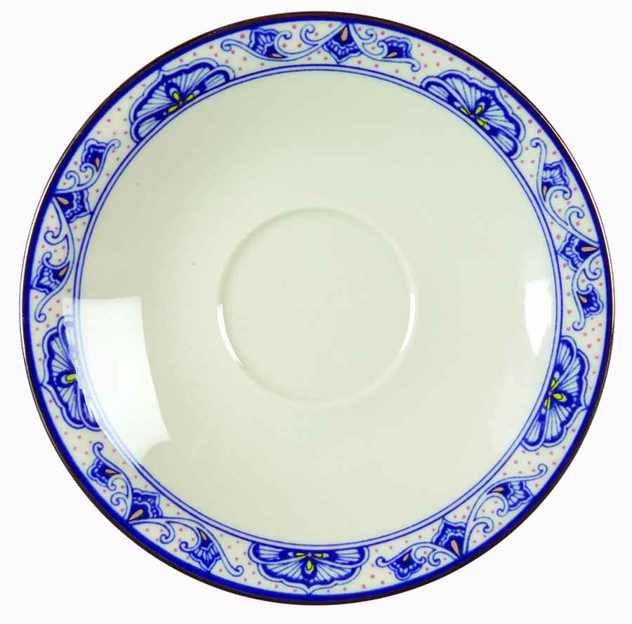 Mandalay (Blue Design) Saucer by Franciscan-1