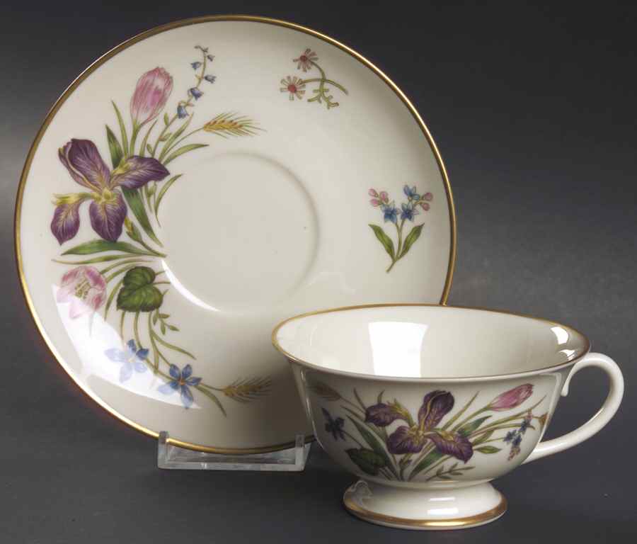 Mariposa Footed Cup & Saucer Set by Franciscan-1