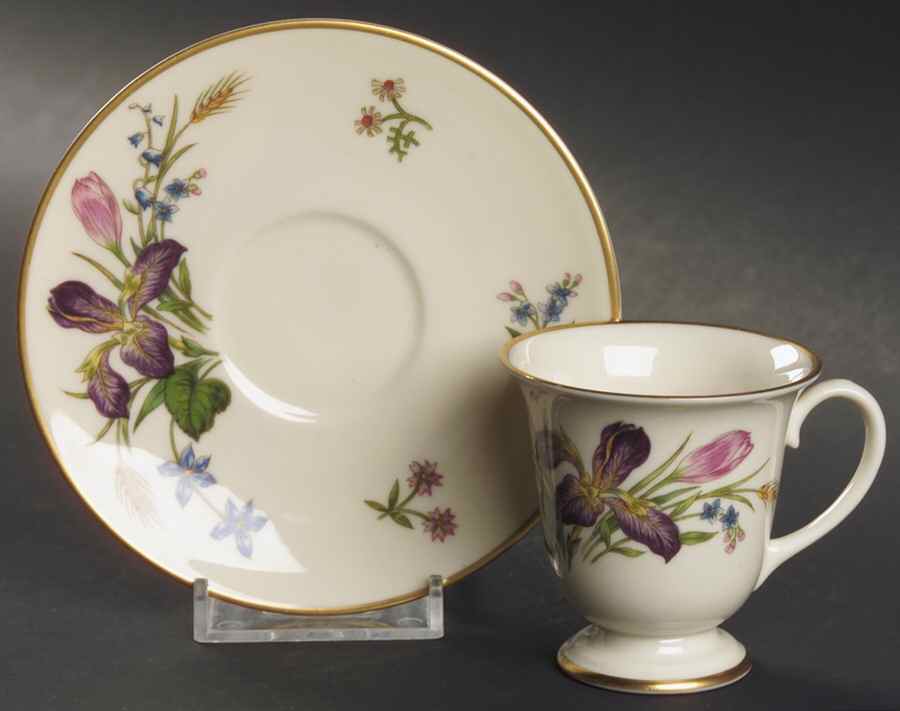 Mariposa Footed Demitasse Cup & Saucer Set by Franciscan-1