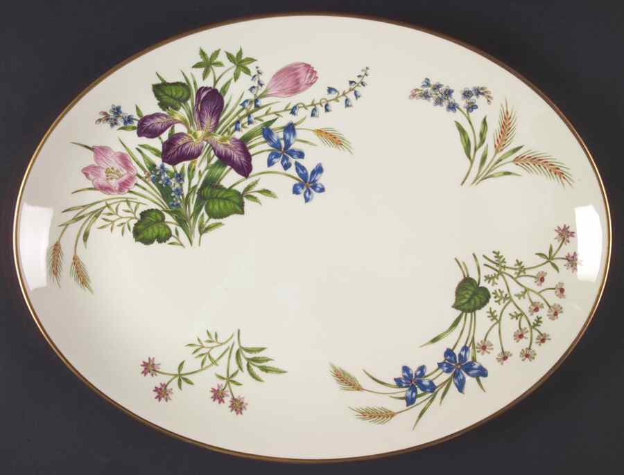 Mariposa 16" Oval Serving Platter by Franciscan-1