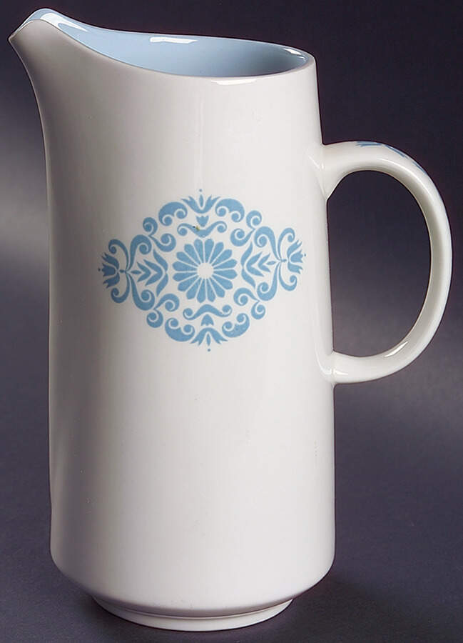 Medallion Blue 32 Oz Pitcher by Franciscan-1
