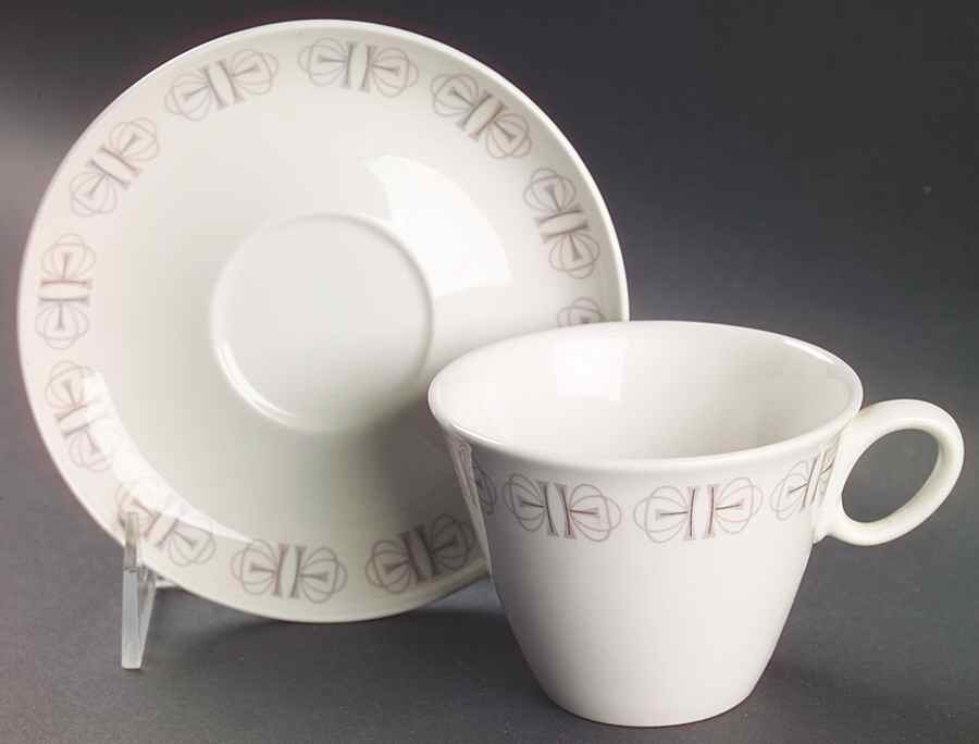 Merry Go Round Flat Cup & Saucer Set by Franciscan-1